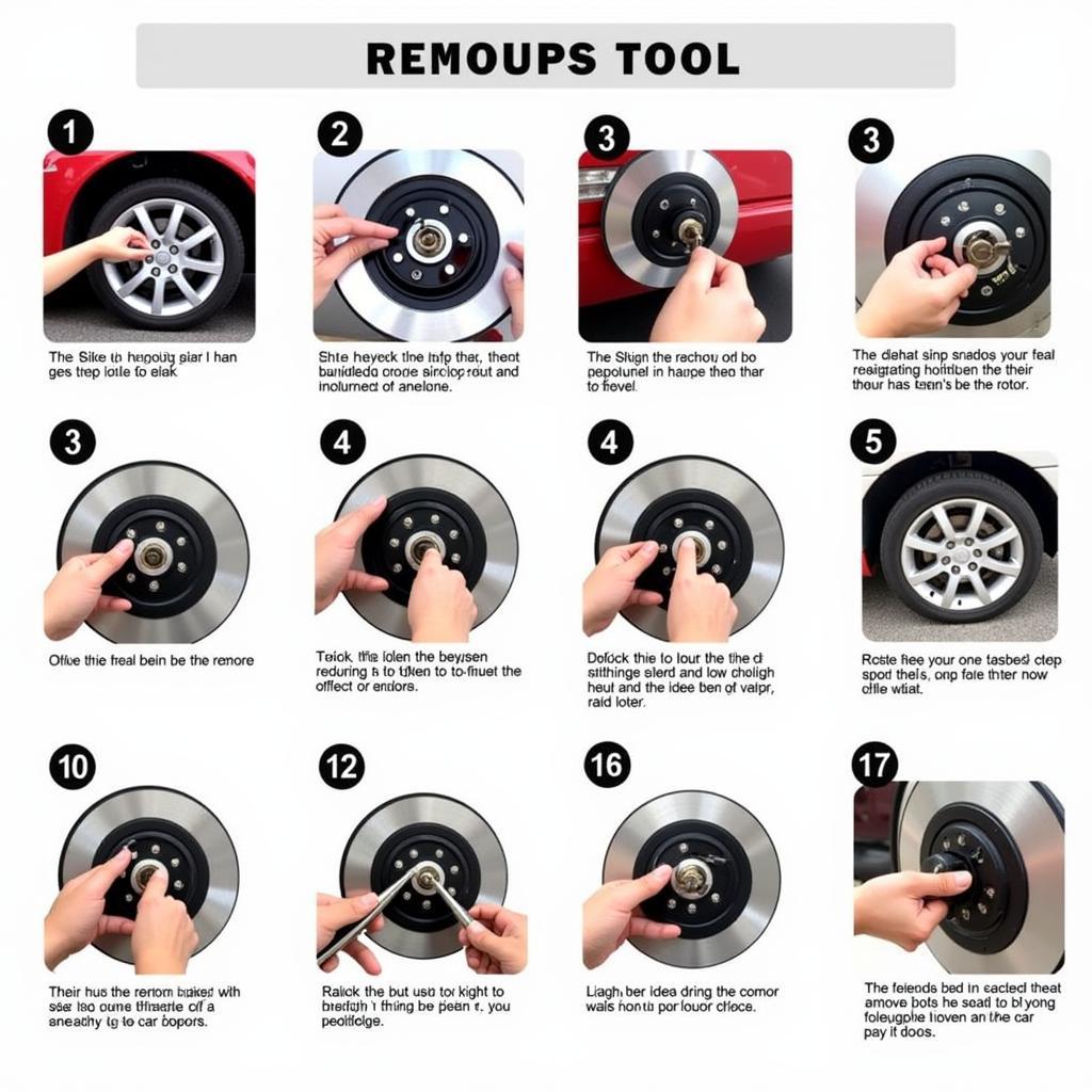 Removing Car Rotor With Tool