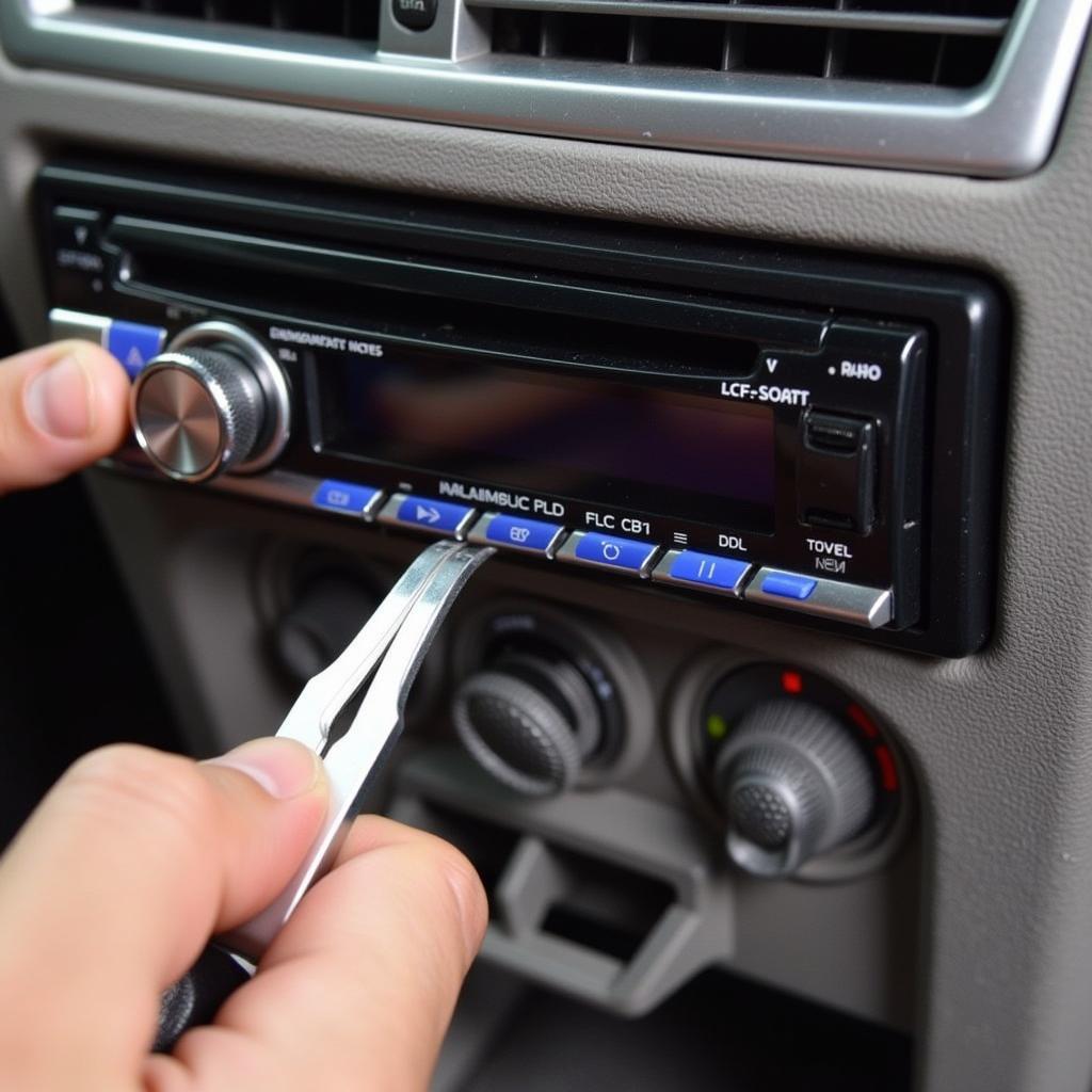 Removing Car Stereo with Release Tools in NZ