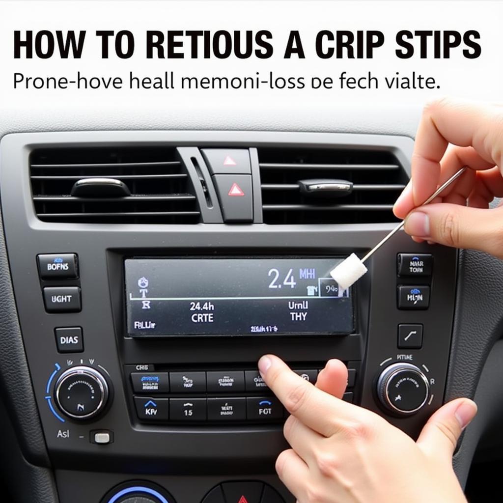 Removing Stuck Sony Car Stereo Clips