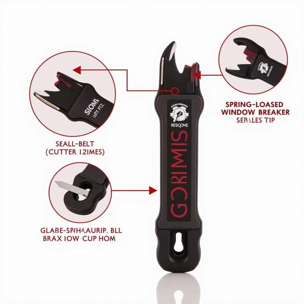 Res-Q-Me Keychain Car Escape Tool Features