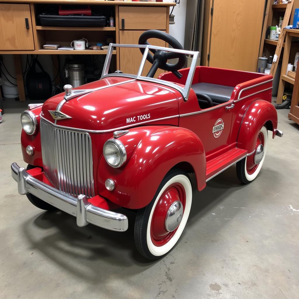 Restored Mac Tools Pedal Car