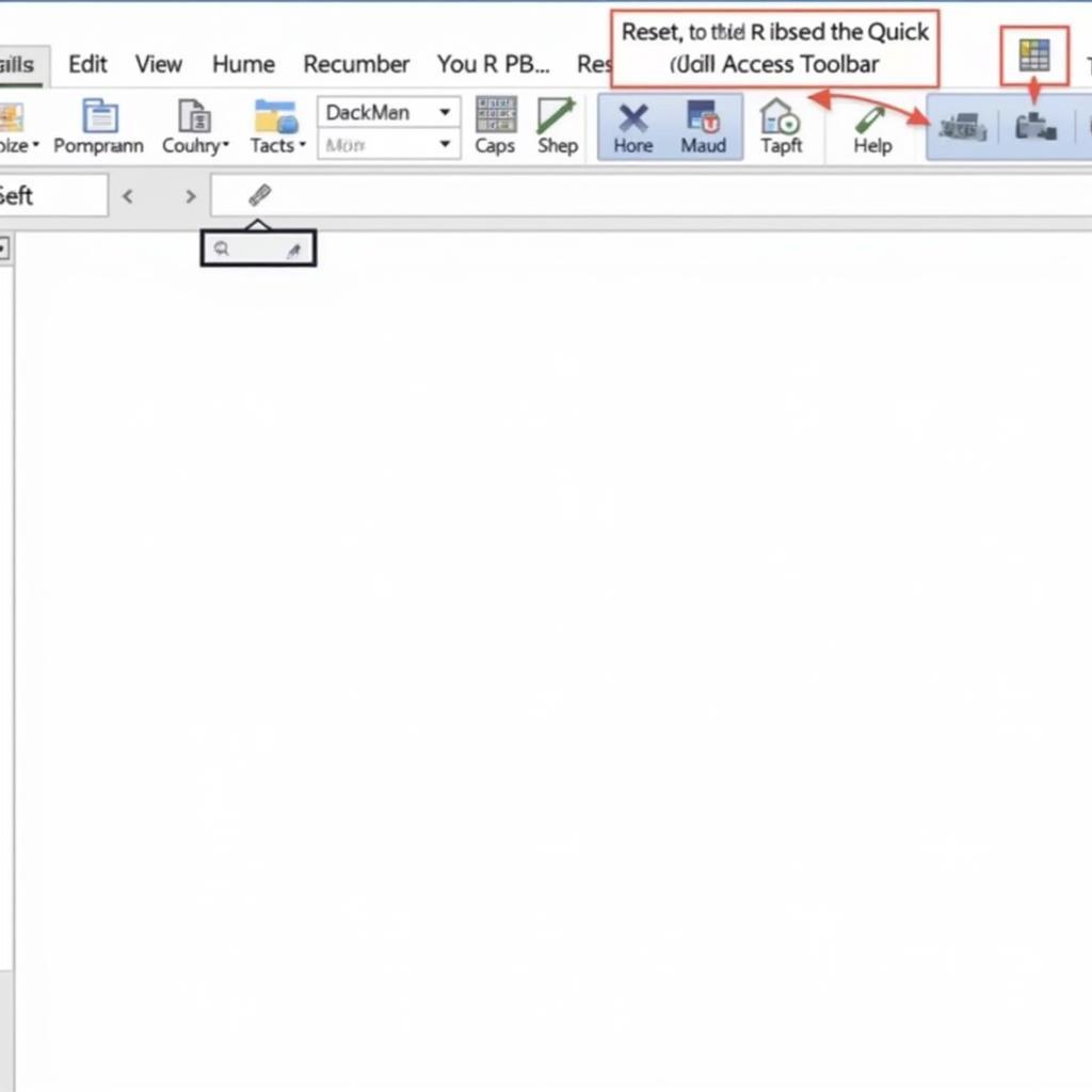 Restoring Excel Default Settings for Toolbar