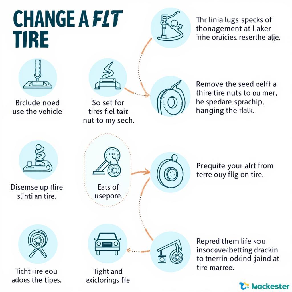 Roadside Emergency Procedure for Changing a Flat Tire