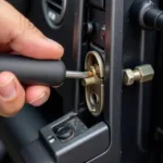 Safely Manipulating Car Door Wire with Tools