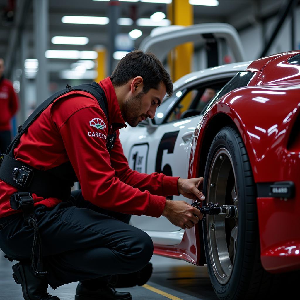 Race Car Safety Equipment Inspection