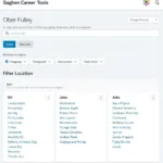 Sagehen Career Tools Job Search Interface