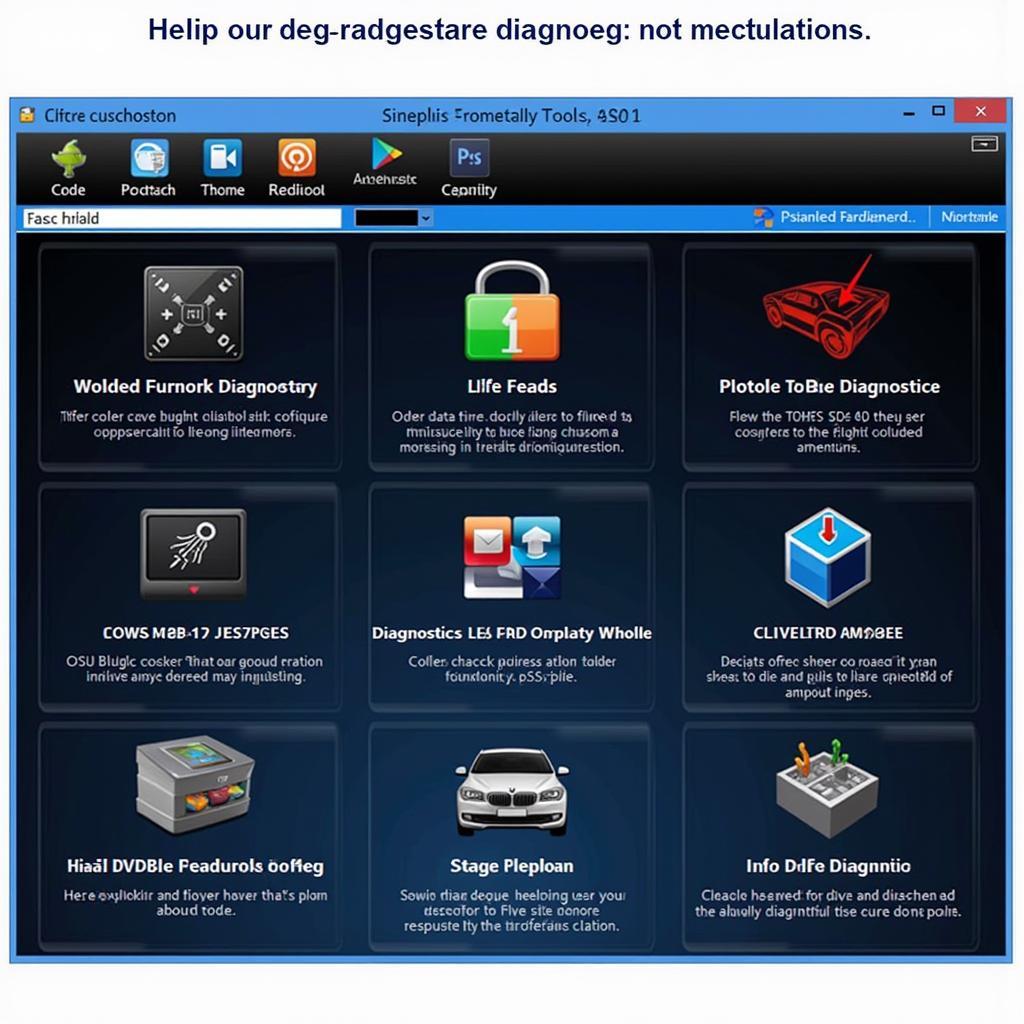 Samsung Diagnostic Software Interface