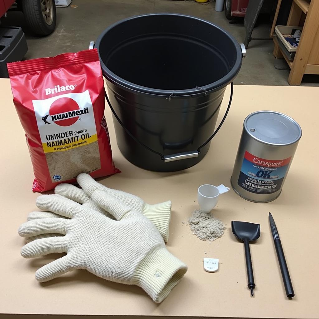 Essential Items for a Sand and Oil Bucket