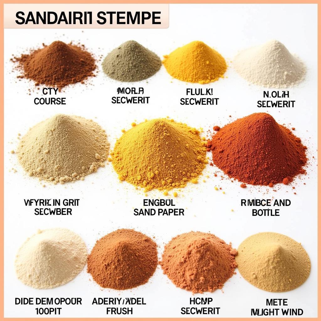 Sandpaper Grit Comparison Chart