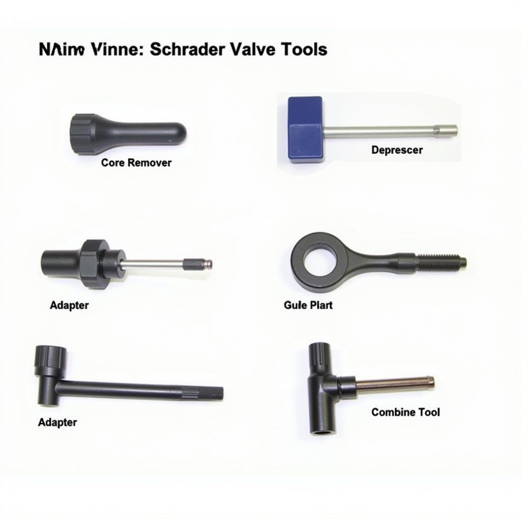 Types of Schrader Valve Tools for Car AC Systems