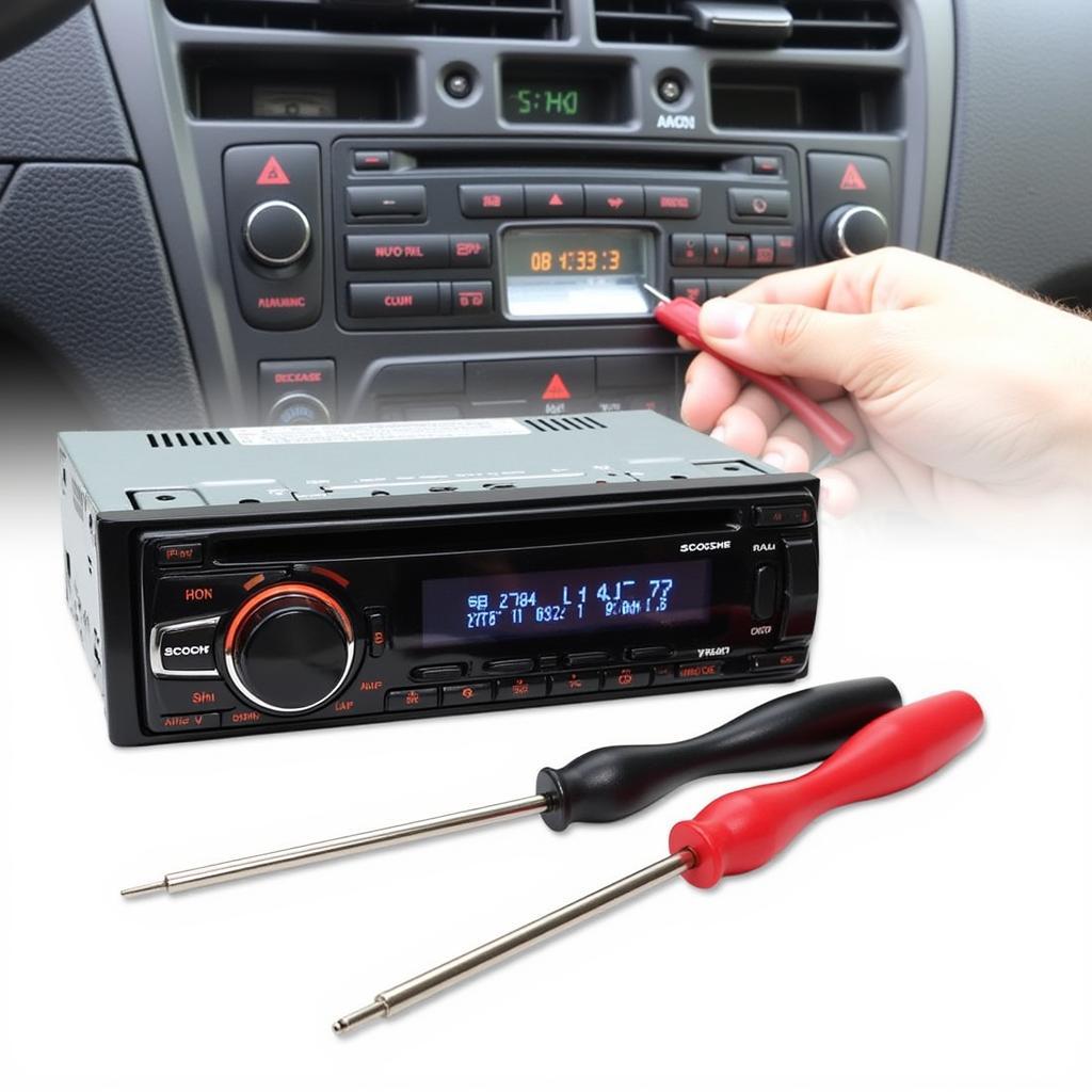 Scosche DT2B Car Radio Removal Successful