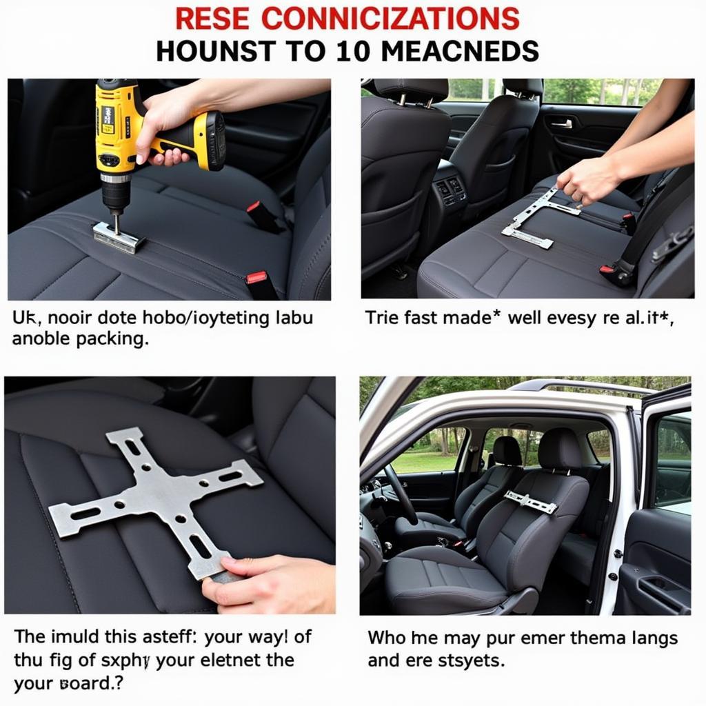 Securely Mounting Tool Storage in Car