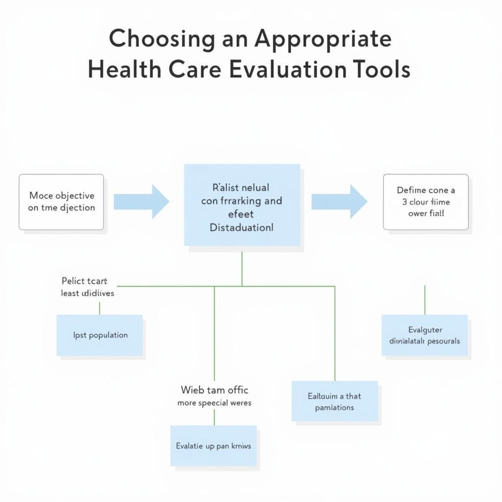 Process of selecting the right health care evaluation tool