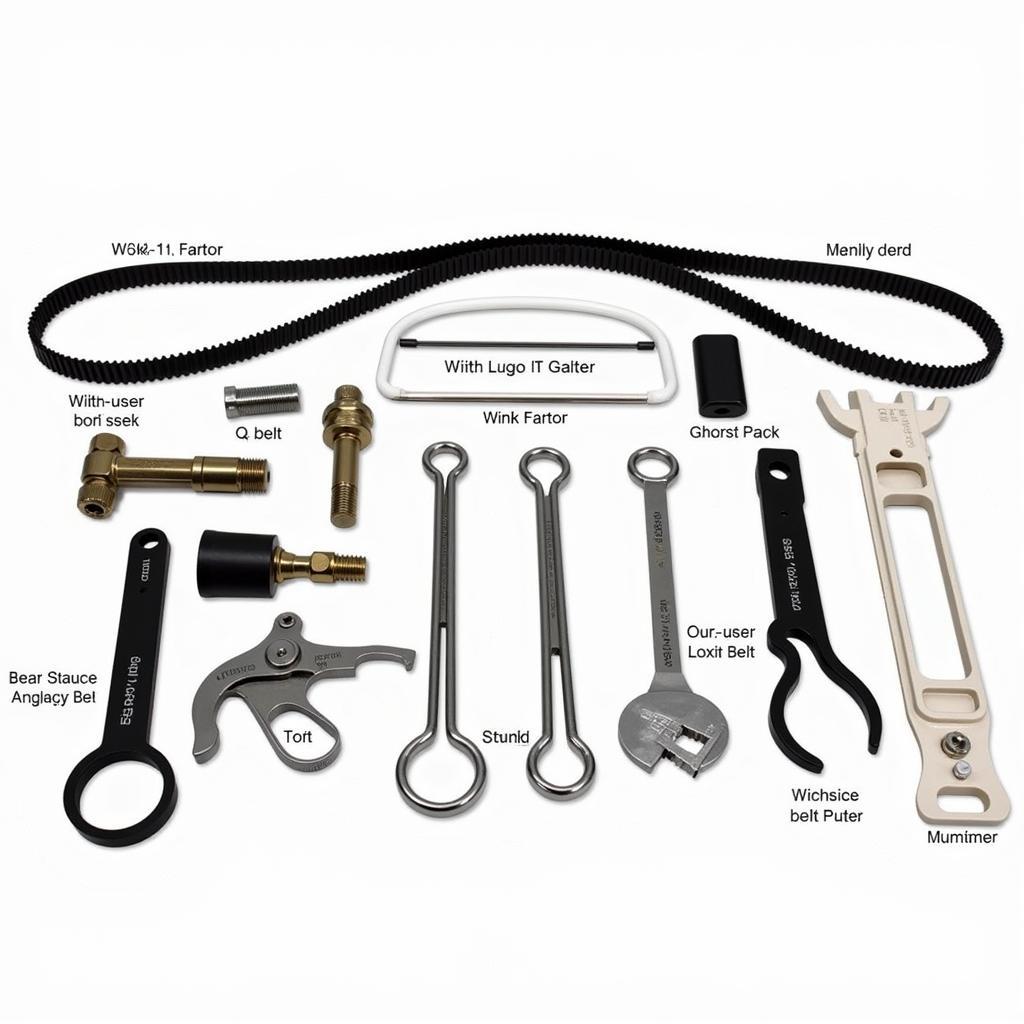 Serpentine Belt Tool Kit Components