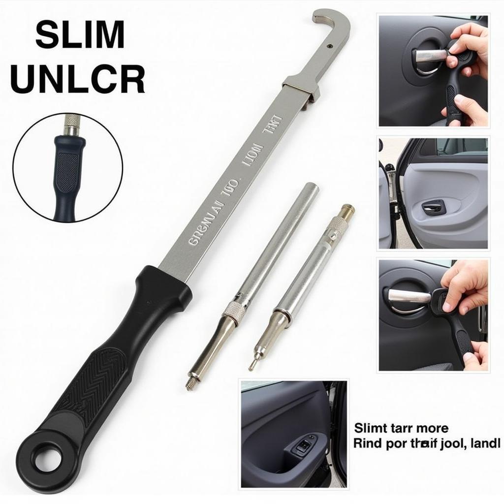 Slim Jim Tool for Unlocking Car Doors