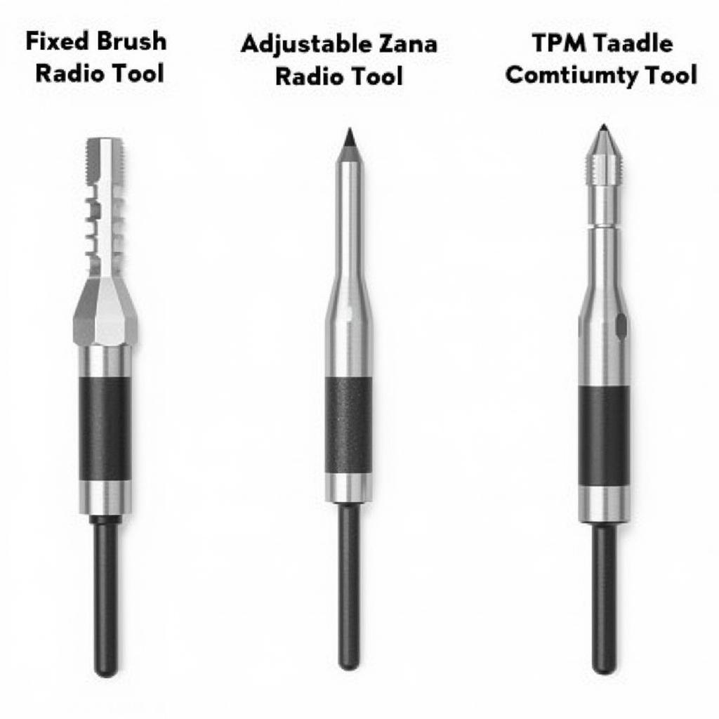 Different Types of Slot Car Brush Radius Tools