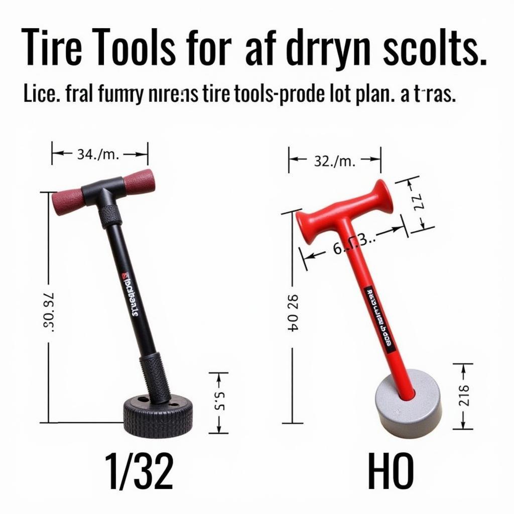 Slot Car Tire Tools for Various Scales