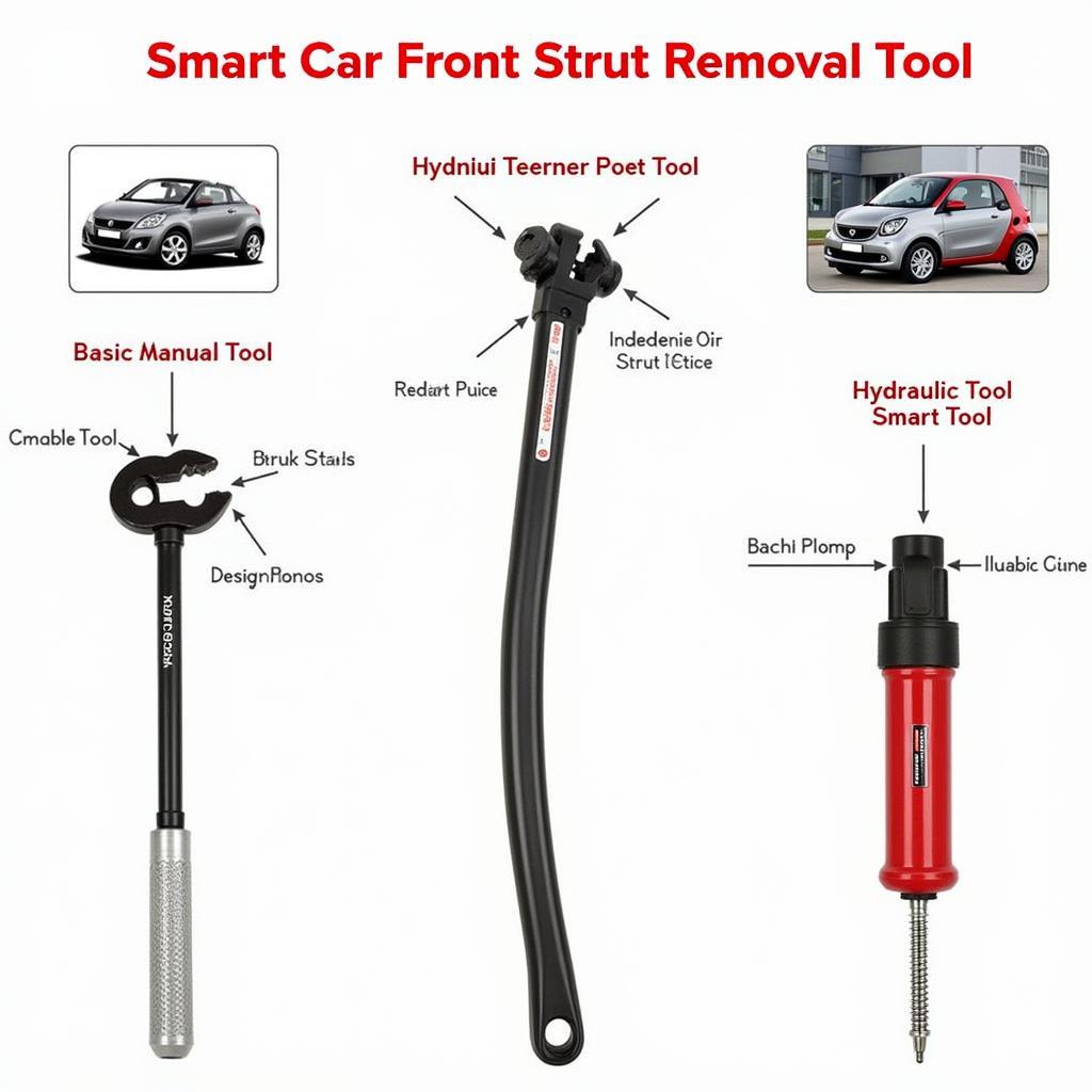 Comparing Different Smart Car Front Strut Removal Tools