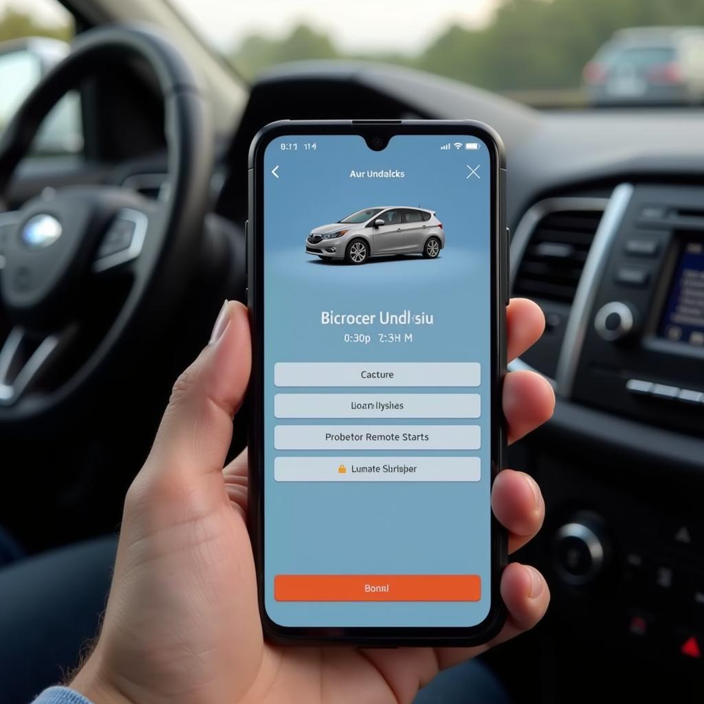 Smartphone Car Unlocking App