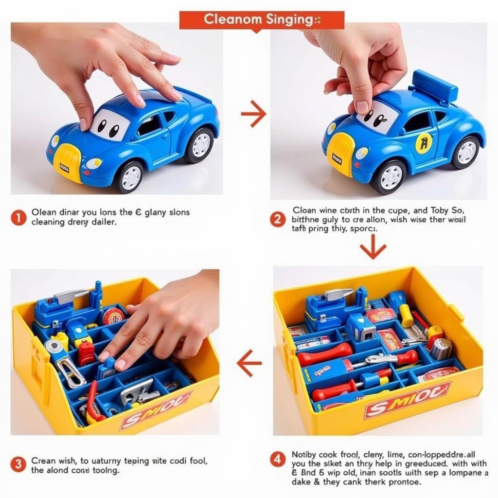 Smoby Car Tool Set Maintenance