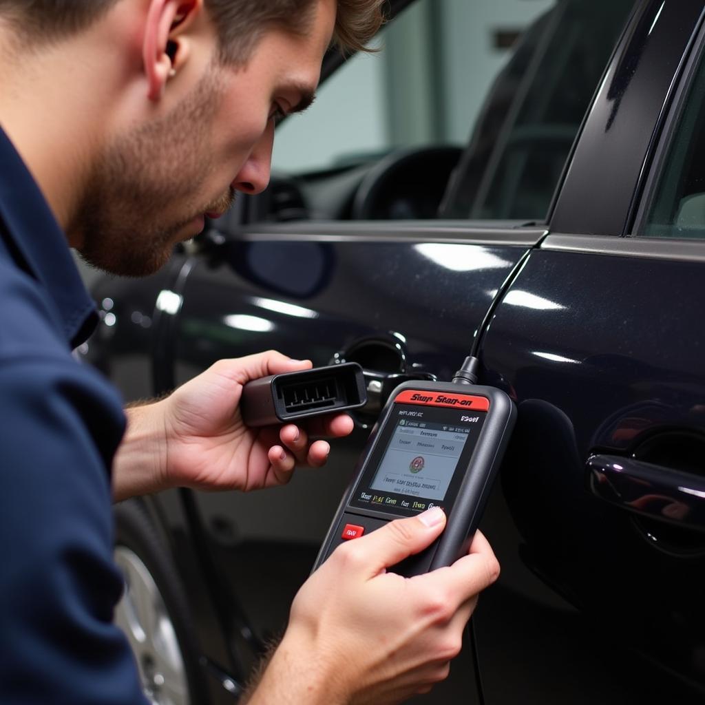 Snap-on Diagnostic Tools in Use