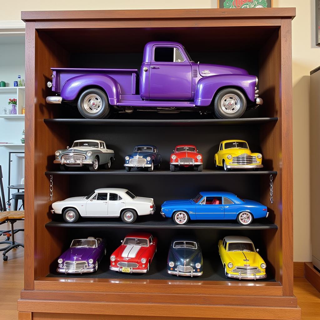 Displaying a Snap-on Die-cast Car Collection