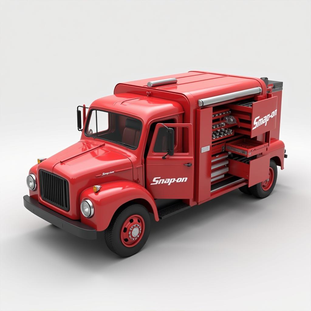 Concept design for a Snap-on tool truck remote control car.