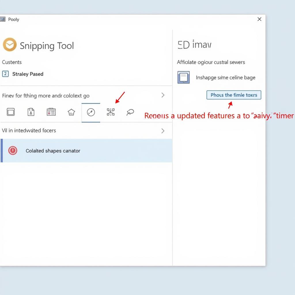 Snipping Tool in Windows 11:  New Interface and Features