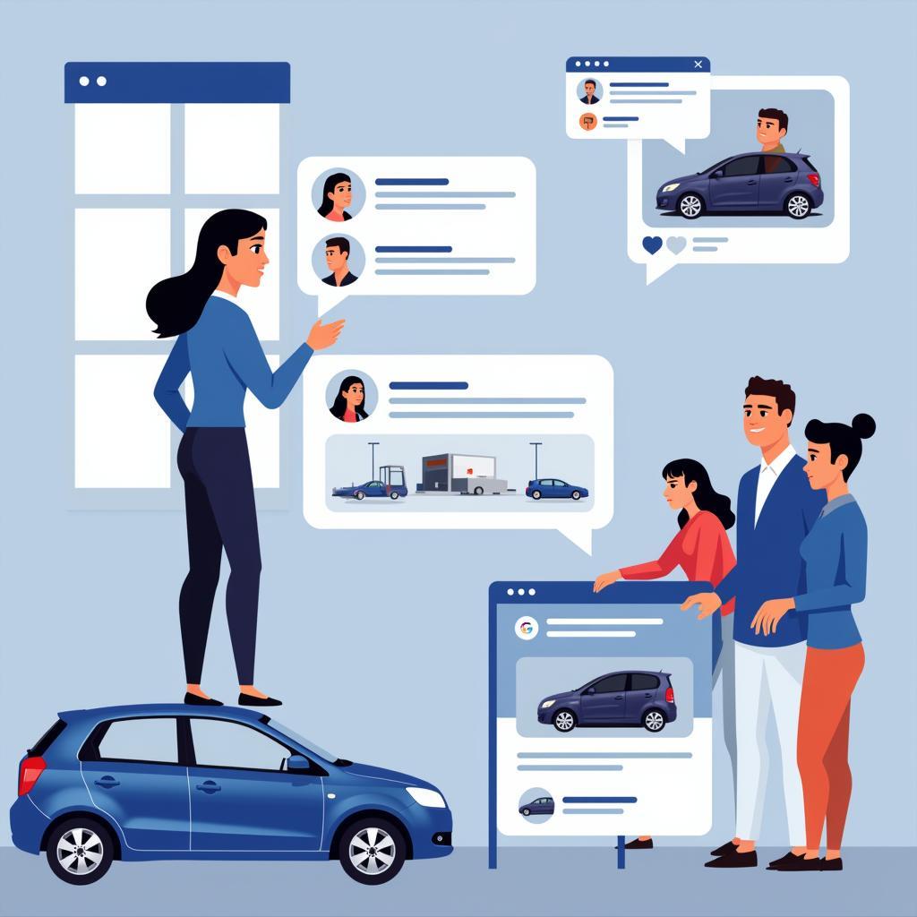 Engaging with Potential Customers on Social Media for Car Sales