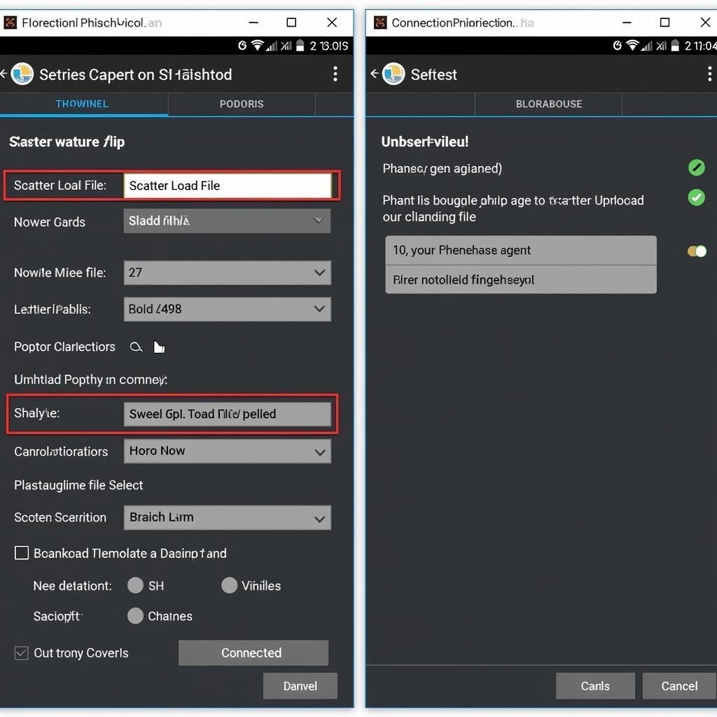 SP Flash Tool Interface