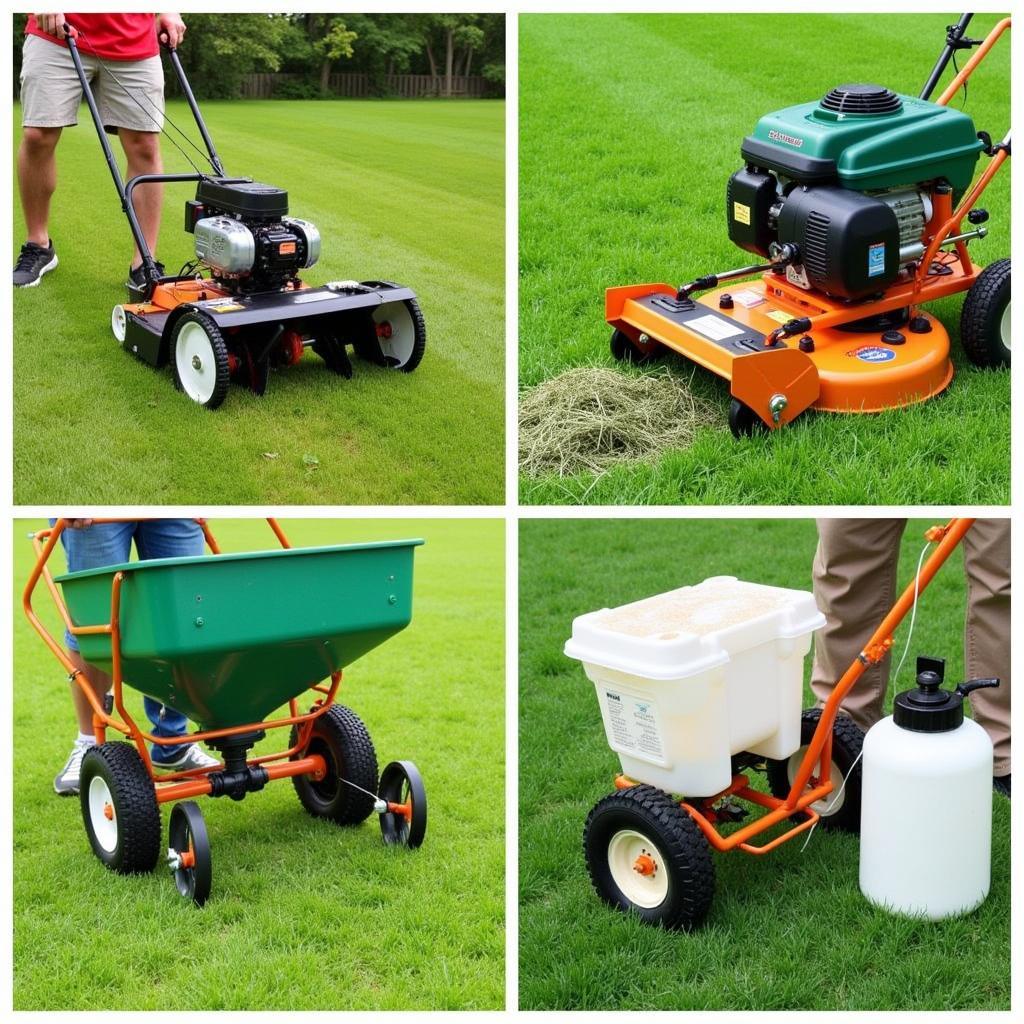 Specialized Lawn Care Tools: Aerator, Dethatcher, Spreader, and Sprayer