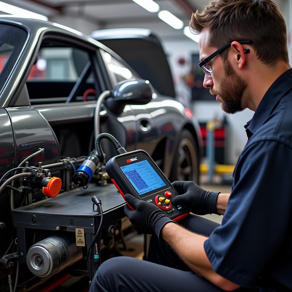 Specialized Tools in a Mac Tools Race Car Set