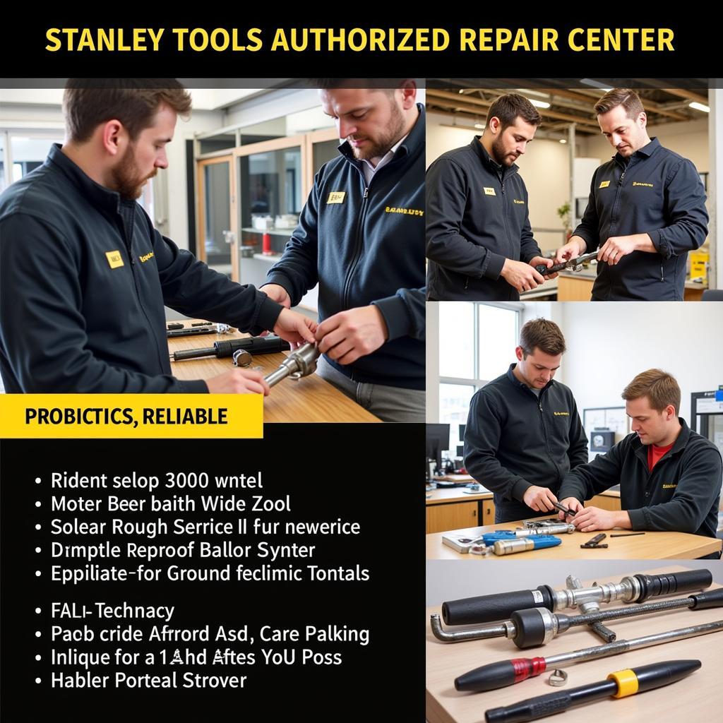 Stanley Tools Authorized Repair Center