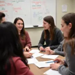 Students Engaging in a Career Development Workshop