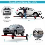 Sunex Car Dolly in Use