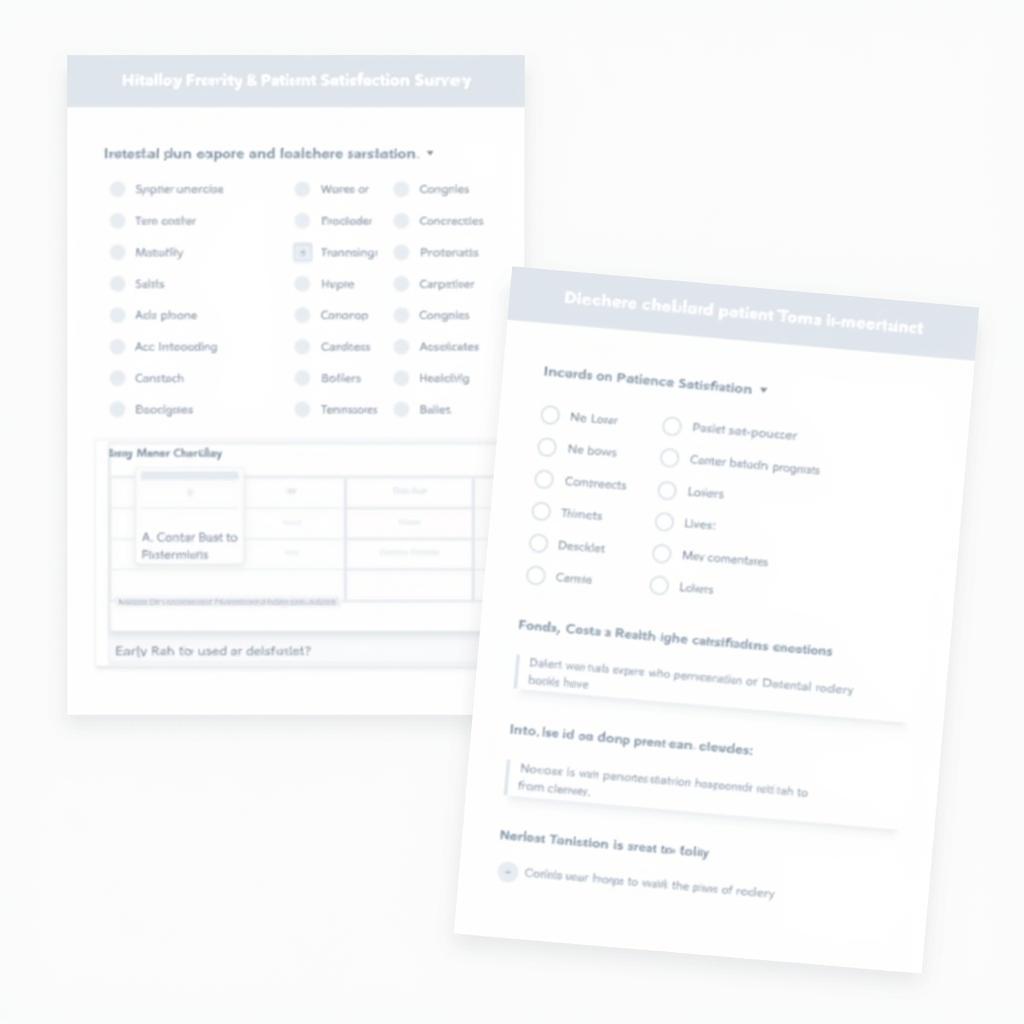 Surveys and Checklists for Healthcare Gap Identification