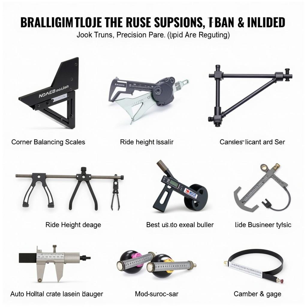 Precision Suspension Setup Tools for Race Cars