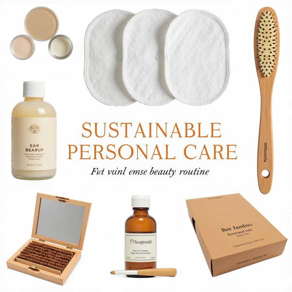 Eco-friendly personal care routine