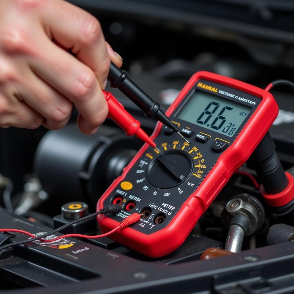 Testing Car Battery with a Multimeter