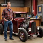 Tim Allen With a Hot Rod on Tool Time