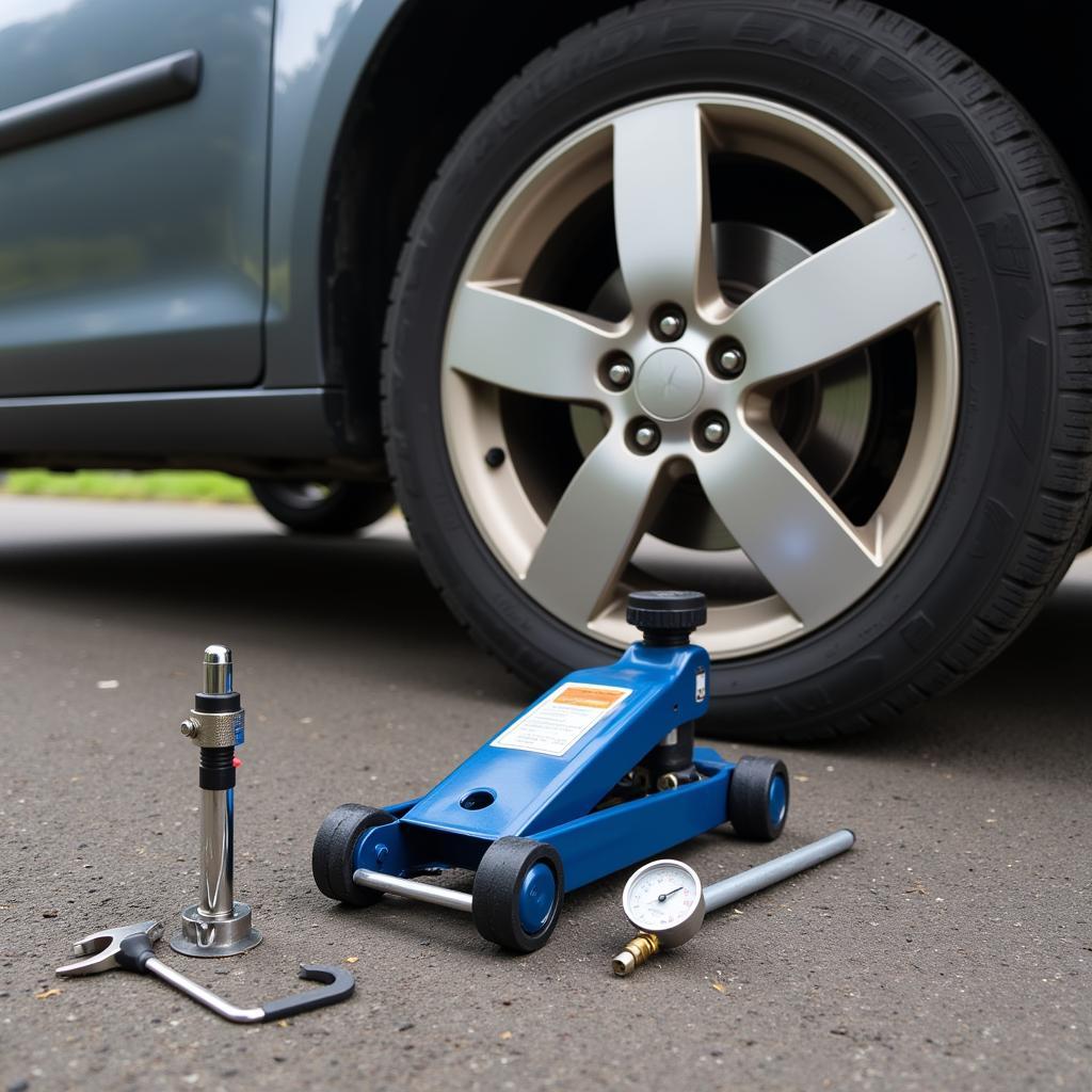 Roadside Emergency Kit for Tire Changes