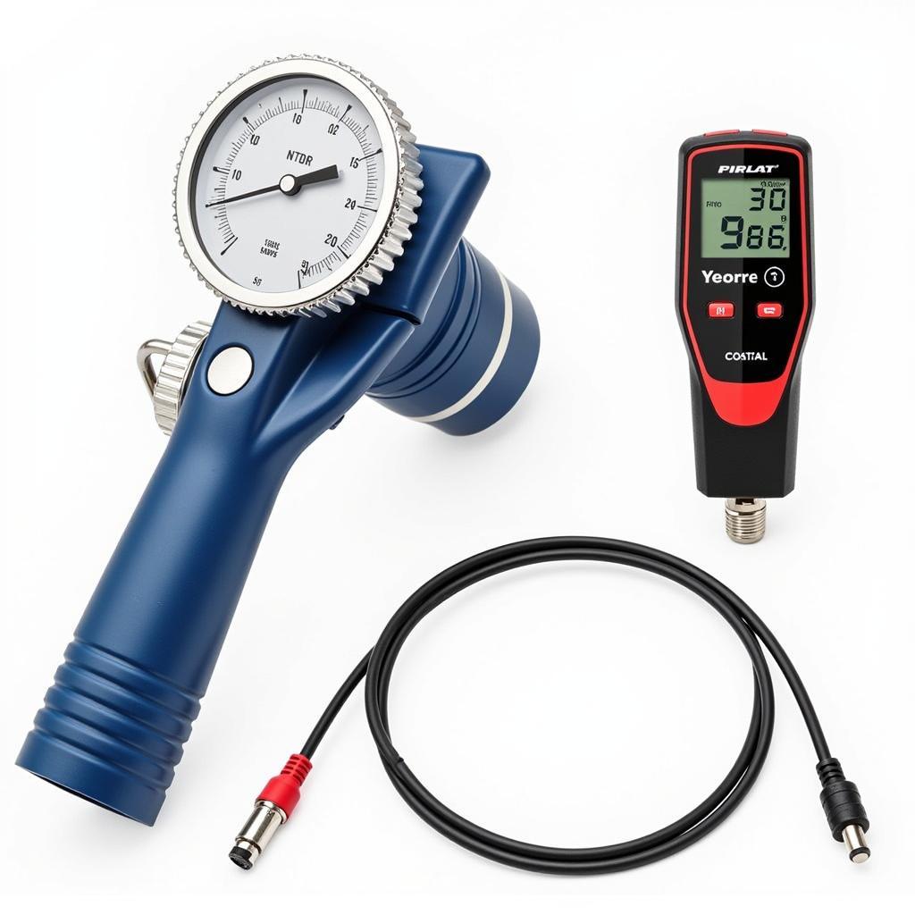 Tire Pressure Gauge and Inflator Kit