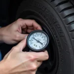 Using a Tire Pressure Gauge