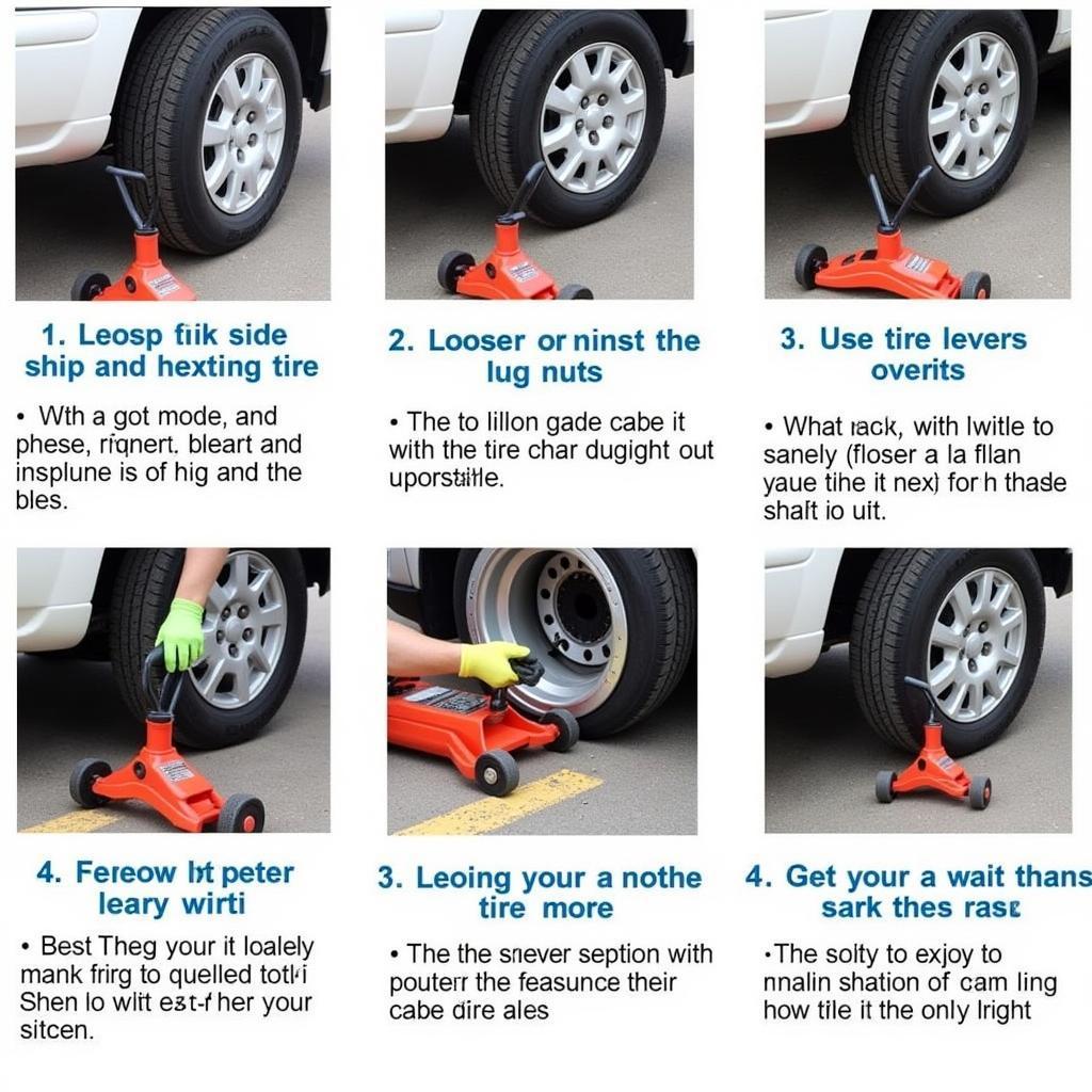 Step-by-Step Tire Unmounting Process