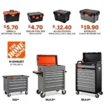 Tool box car options at Home Depot