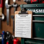 Tool Maintenance Checklist