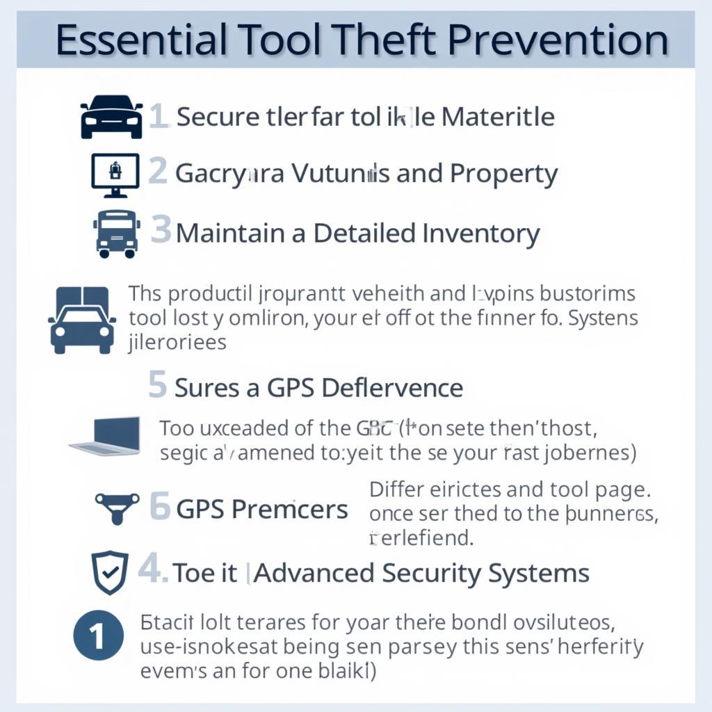 Tool Theft Prevention Checklist