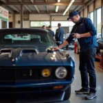 OBD-II Scanner at Toole's Garage Car Show