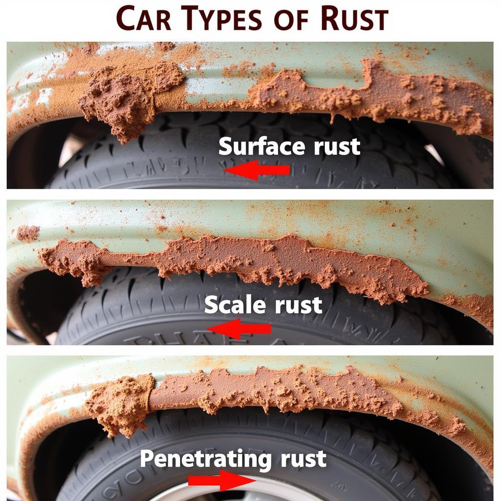 Different Types of Car Rust