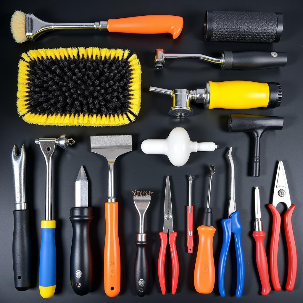 Complete Set of Car Detailing Tools